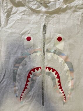 BAPE White Cotton T-Shirt Women’s SM